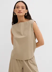 Blusetopp i 100% bomull, bonprix