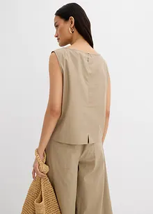 Blusetopp i 100% bomull, bonprix