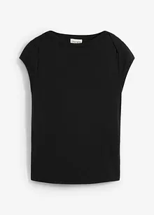 Ribbet topp i myk modalmiks, bonprix