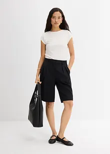 Ribbet topp i myk modalmiks, bonprix