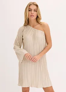 Plissert minikjole, bonprix