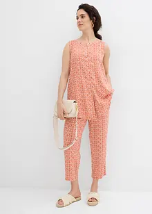Lang bluse i myk viskose, bonprix