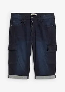 Cargo-bermudashorts i denim med stretch, Loose Fit, bonprix