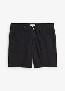 Shorts i twill av 100% bomull, Loose Fit, bonprix