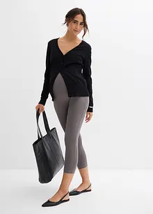 Mammaleggings i capri-lengde (2-pack), bonprix