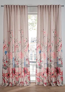 Gardin i strukturmateriale (1-pack), bonprix