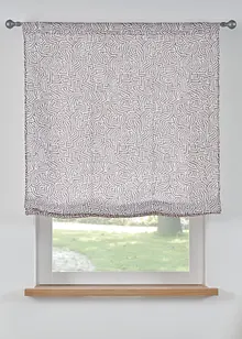 Foldegardin med grafisk trykk, bonprix