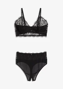 Bustier+stringtruse ouvert (2-delt sett), bonprix