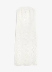 Off shoulder-kjole med blonder, bonprix