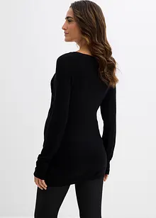 2-i-1-mamma- og ammegenser i finstrikket materiale, bonprix