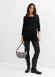 2-i-1-mamma- og ammegenser i finstrikket materiale, bonprix