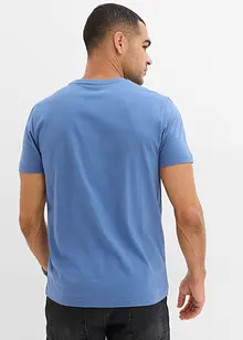 T-skjorte i økologisk bomull, Slim Fit, bonprix