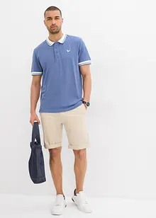 Piké-poloskjorte i økologisk bomull, bonprix