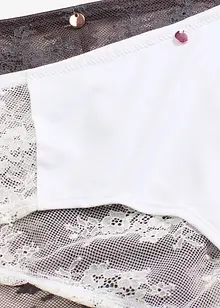 Panty med blonde (2-pack), bonprix