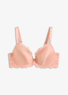 Push up-BH i glinsende materiale, bonprix