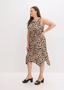 Jerseykjole med print, bonprix