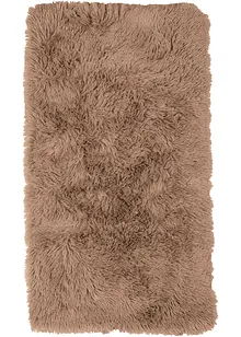 Badematte med memoryskum og syntetisk pels, bonprix