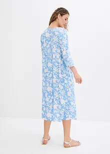 Midikjole i lett viskose, bonprix