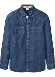 Denimskjorte i 100% bomull, bonprix