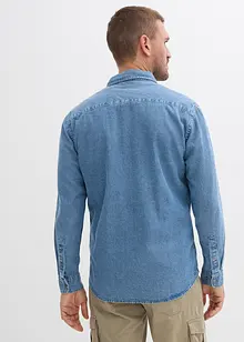 Denimskjorte i 100% bomull, bonprix