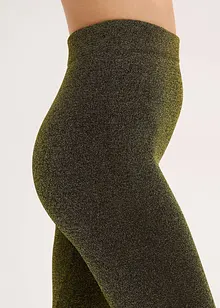 Termoleggings av glittergarn, bonprix