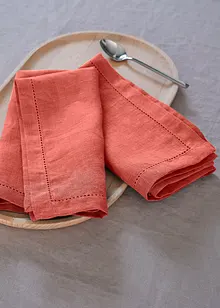 Tøyservietter i lin (2-pack), bonprix