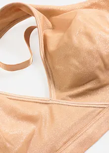 Bralette i skimrende materiale, bonprix