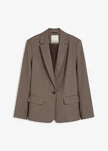 Oversized blazer med rutemønster, bonprix