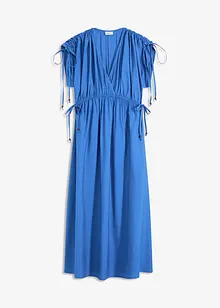 Maxikjole med vide ermer av strukturert materiale, bonprix