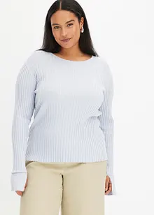 Ribbestrikket topp, bonprix