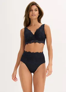 Shape-stringtruse med blonder, middels formende, bonprix