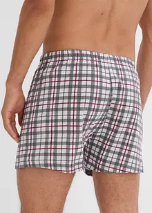 Ledig boxershorts (3-pack) rutete, bonprix