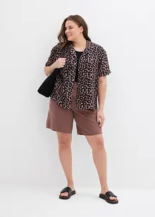 Slip on-shorts i finstrikk, bonprix