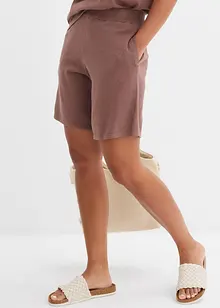 Slip on-shorts i finstrikk, bonprix