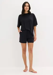 Oversized kort pyjamas av myk modal, bonprix