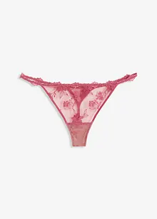 Tangatruse med string og blomsterblonder, bonprix