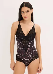 Body med integrert, vattert BH, bonprix