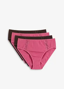 Maxitruse (4-pack) med økologisk bomull, bonprix