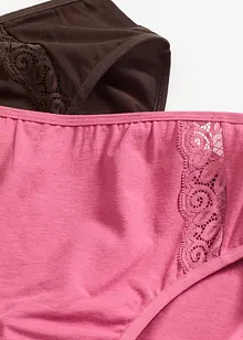 Maxitruse (4-pack) med økologisk bomull, bonprix