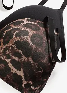 Vattert BH uten spiler med bomull (2-pack), bonprix