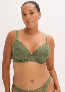 Padded-BH med delikat blonde, bonprix
