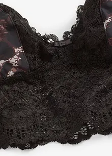 Triangel BH-topp med blonder, bonprix