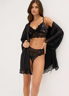 Triangel BH-topp med blonder, bonprix