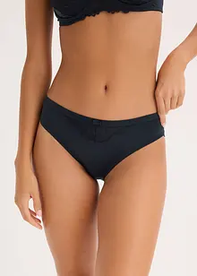 Truse i materiale med glans, bonprix