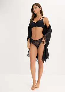 Vattert BH i delikat Eyelash-blondemateriale, bonprix