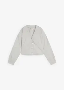 Sweatjakke av lett viskosemiks med glans, bonprix