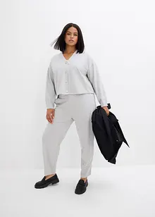 Sweatjakke av lett viskosemiks med glans, bonprix