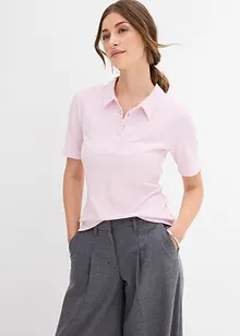 Ribbet poloskjorte, bonprix