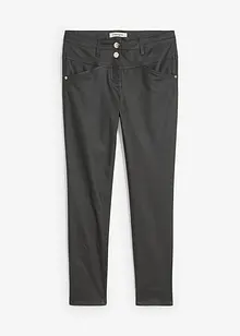 Stretchbukse med glanseffekt, bonprix
