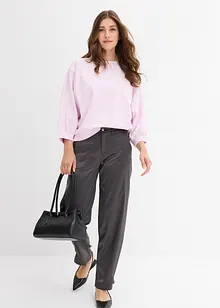 Oversized sweatshirt i 100% bomull, bonprix